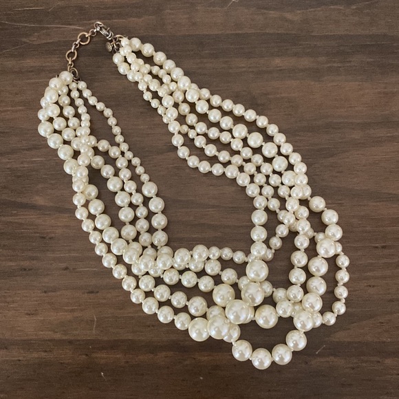 J. Crew multi-strand pearl necklace - Picture 1 of 7